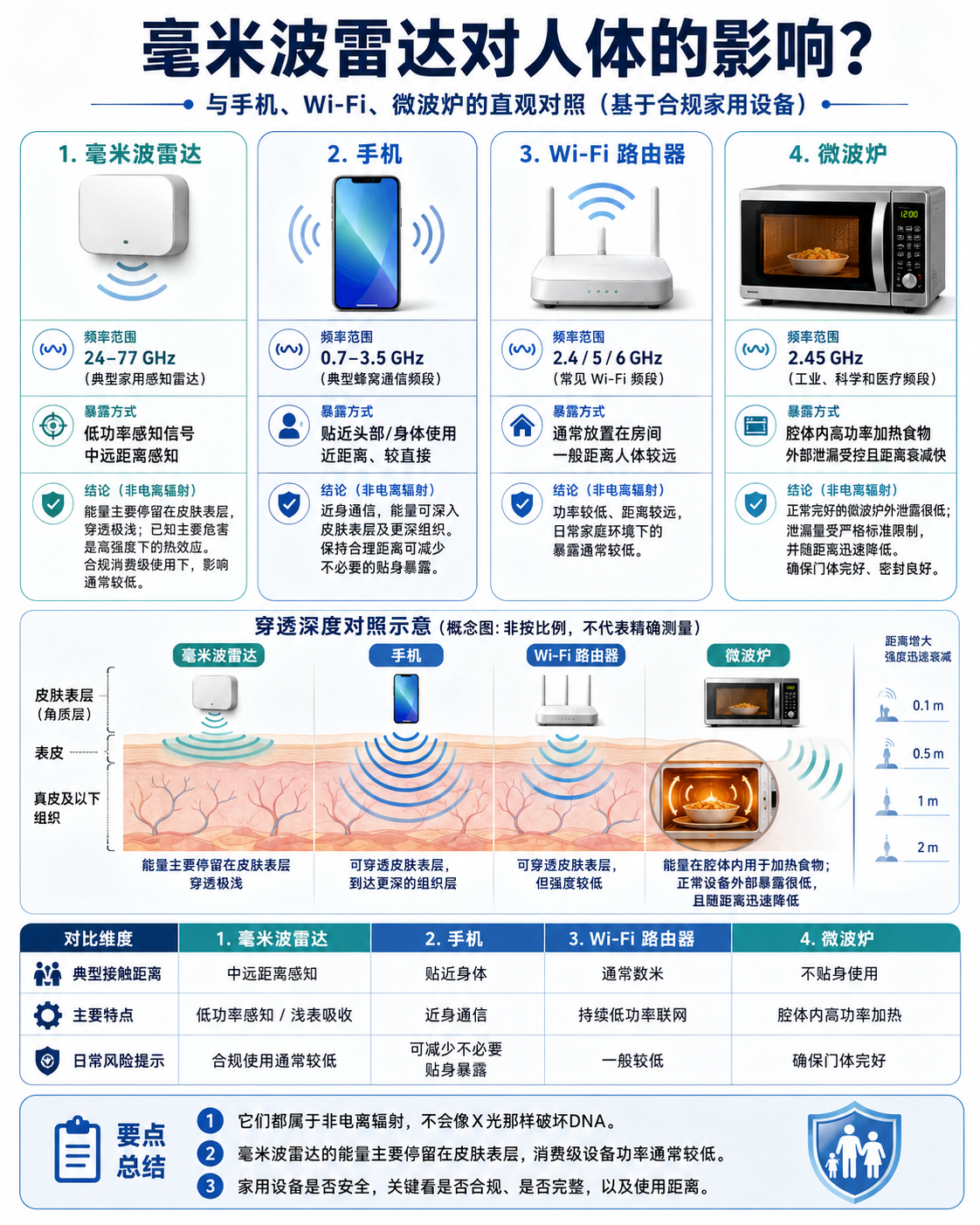 毫米波雷达安全性说明